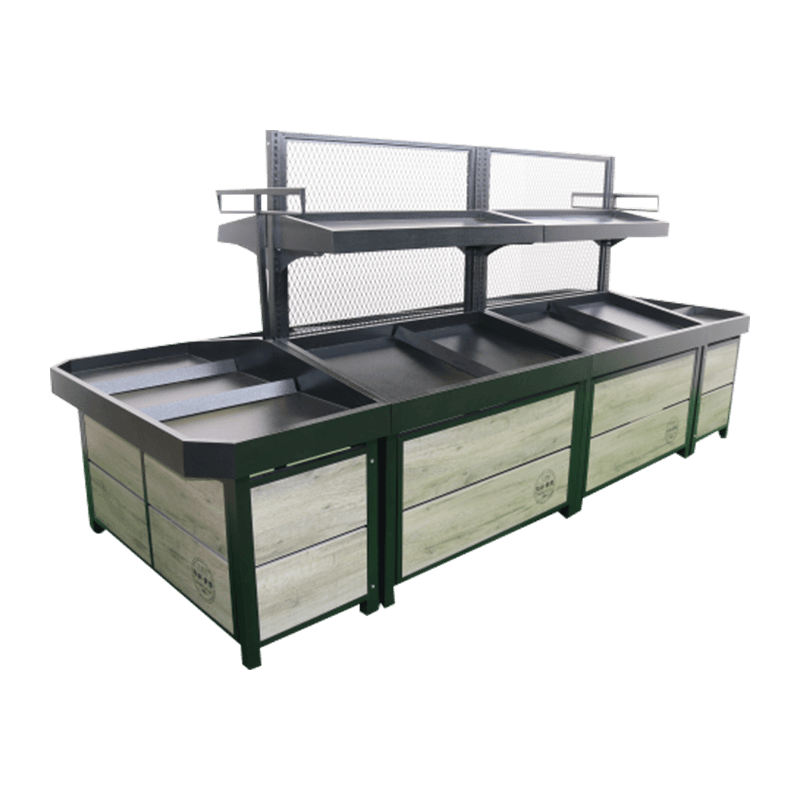 Näkyvä hedelmä- ja vihannesteline