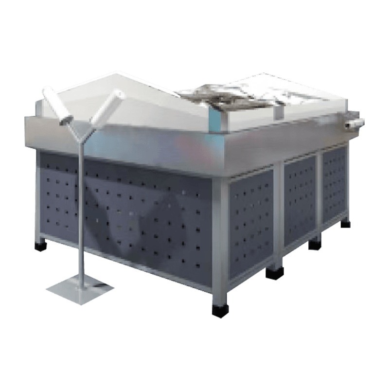 Kestävä korroosionkestävä tuore näyttöjalusta